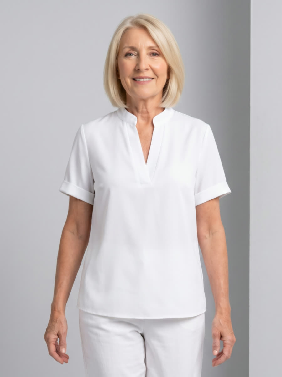 Alessia relaxed shirt - White
