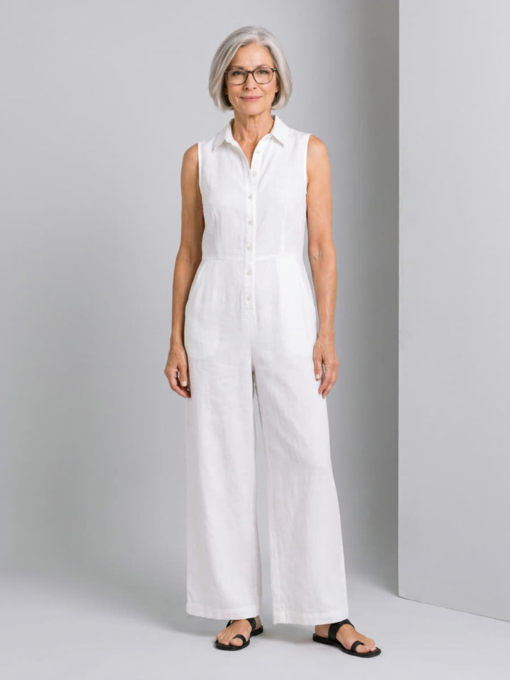 Jerline jumpsuit - White