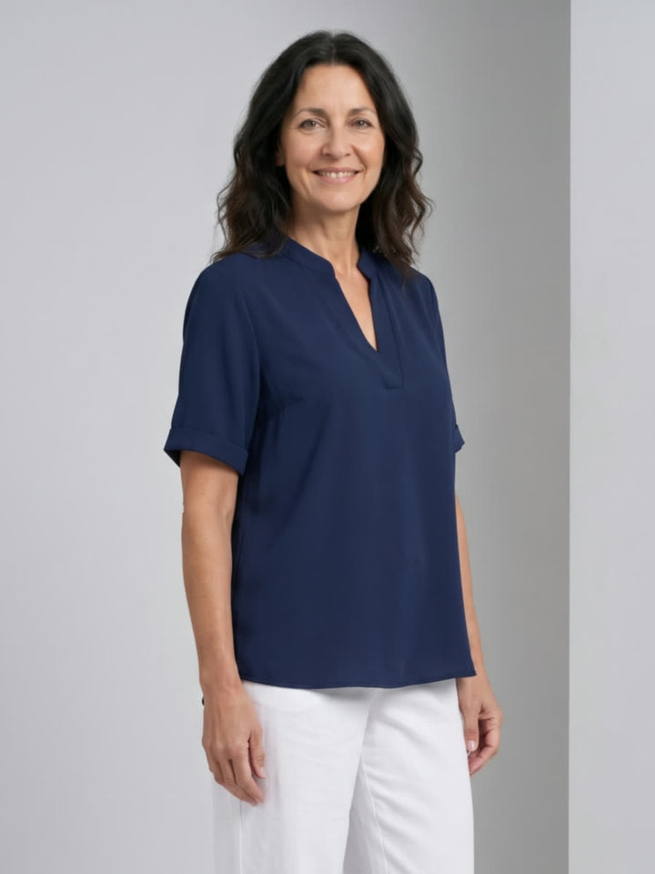 Alessia relaxed shirt - Navy