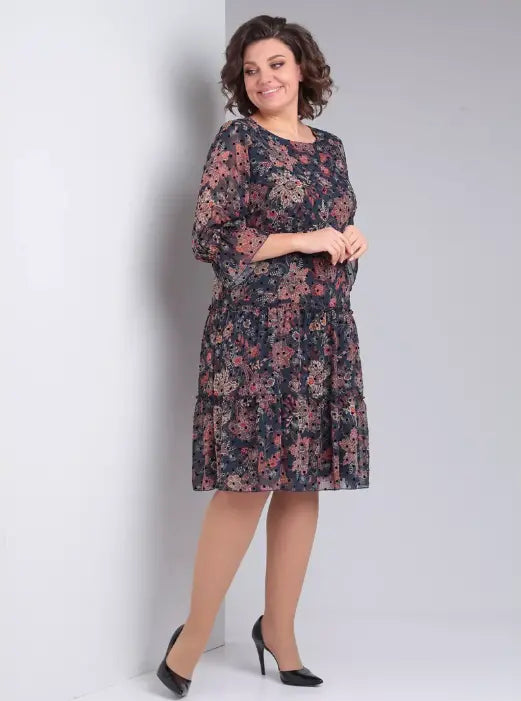 Oriane | Elegant Floral Dress