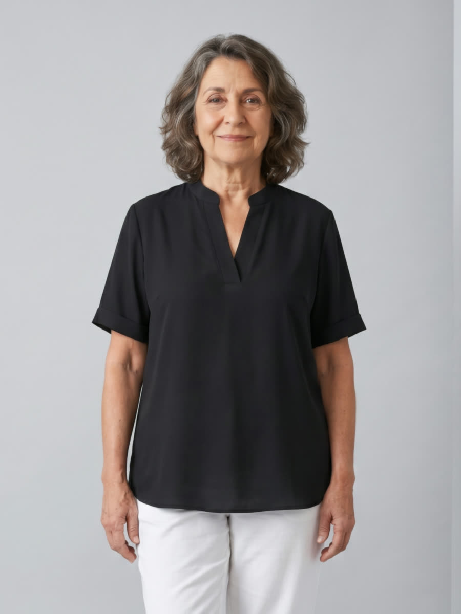 Alessia relaxed shirt - Black