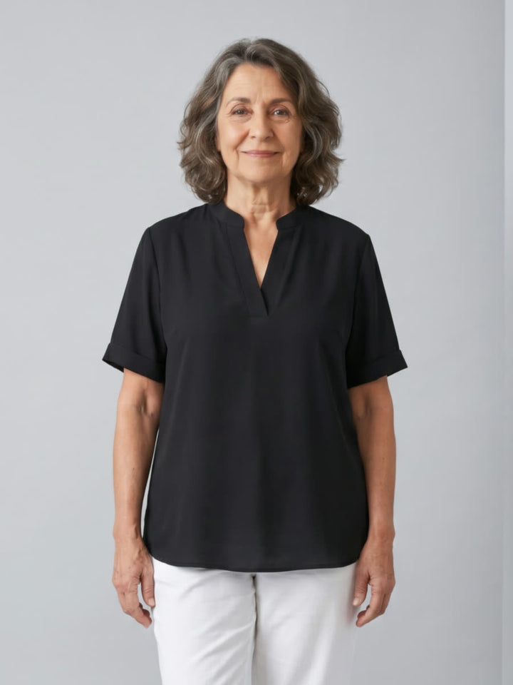 Alessia relaxed shirt - Black