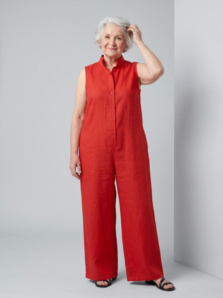 Jerline jumpsuit - Red