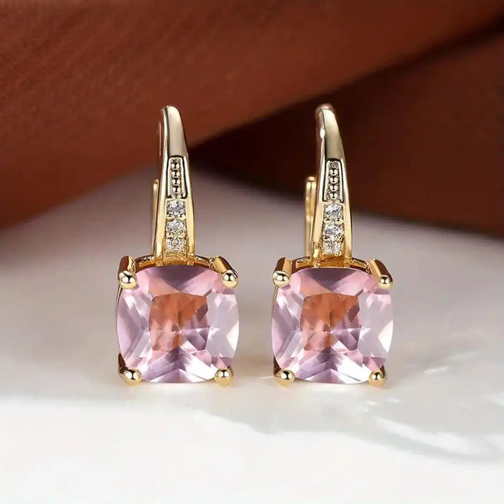 Mystic | Sapphire Stone Hoop Earrings