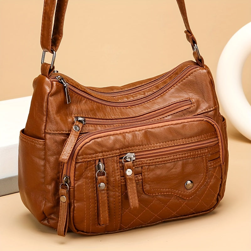 Ava™ | Multi-Pocket Shoulder Bag