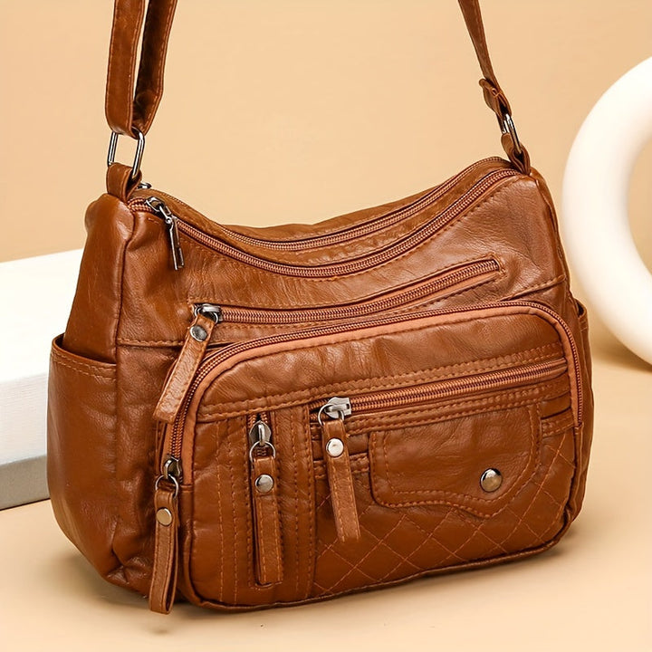 Ava™ | Multi-Pocket Shoulder Bag