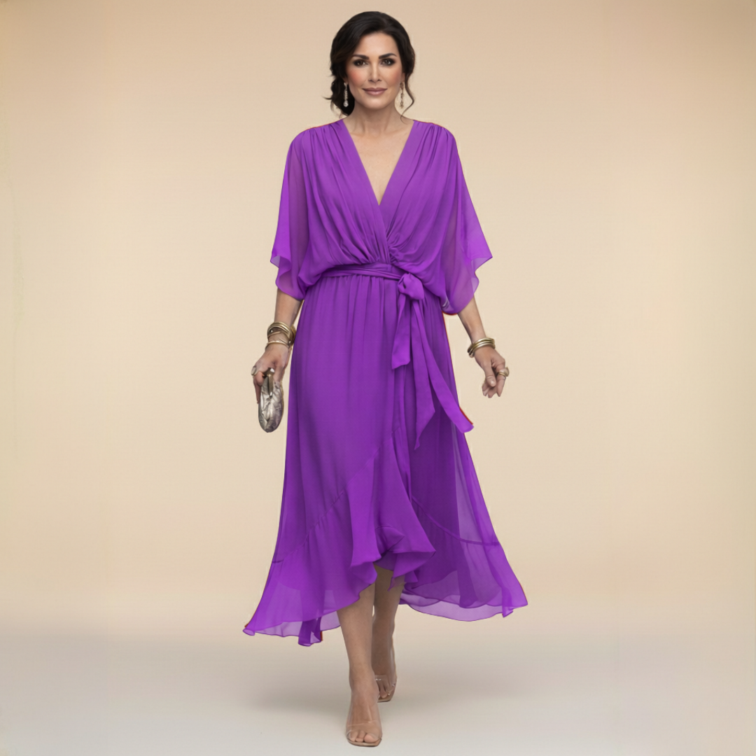 DELACROIX | Dress with V-Neck