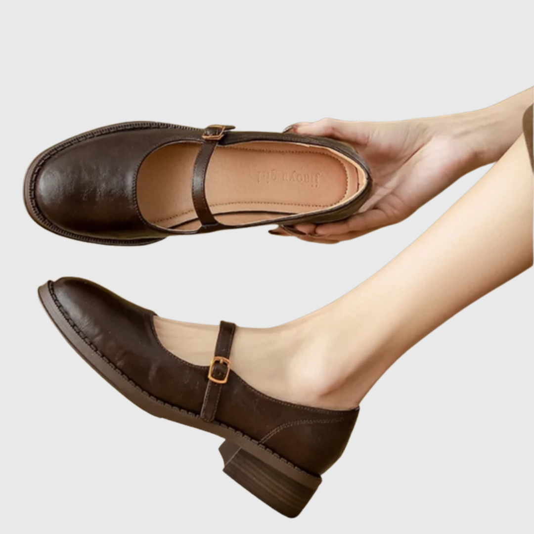 Mia | Classic Comfort Mary Janes Made of Leather