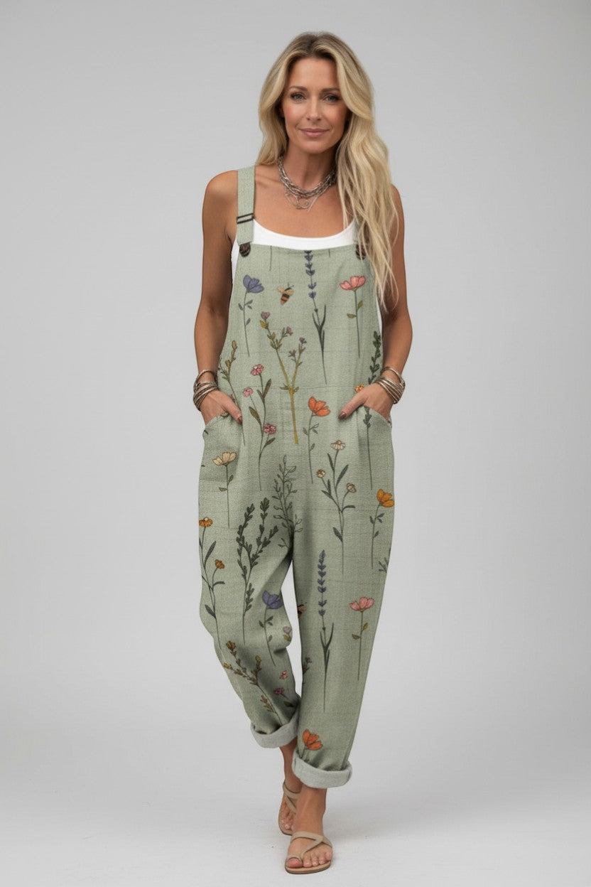 Alma | Comfortable Printed Overalls