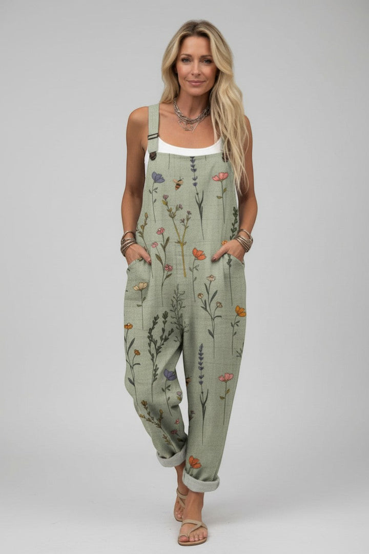Alma | Comfortable Printed Overalls