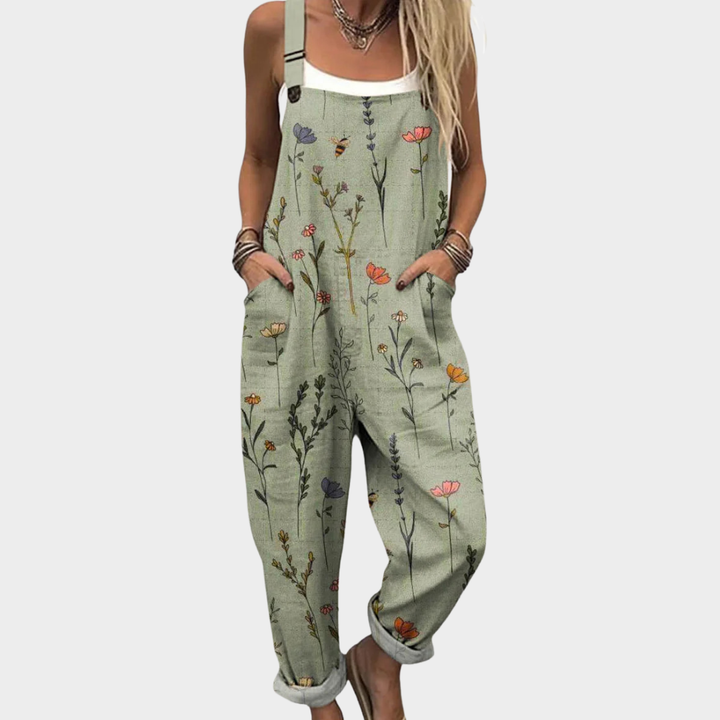 Alma | Comfortable Printed Overalls
