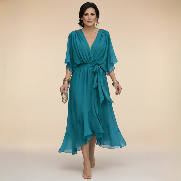 DELACROIX | Dress with V-Neck