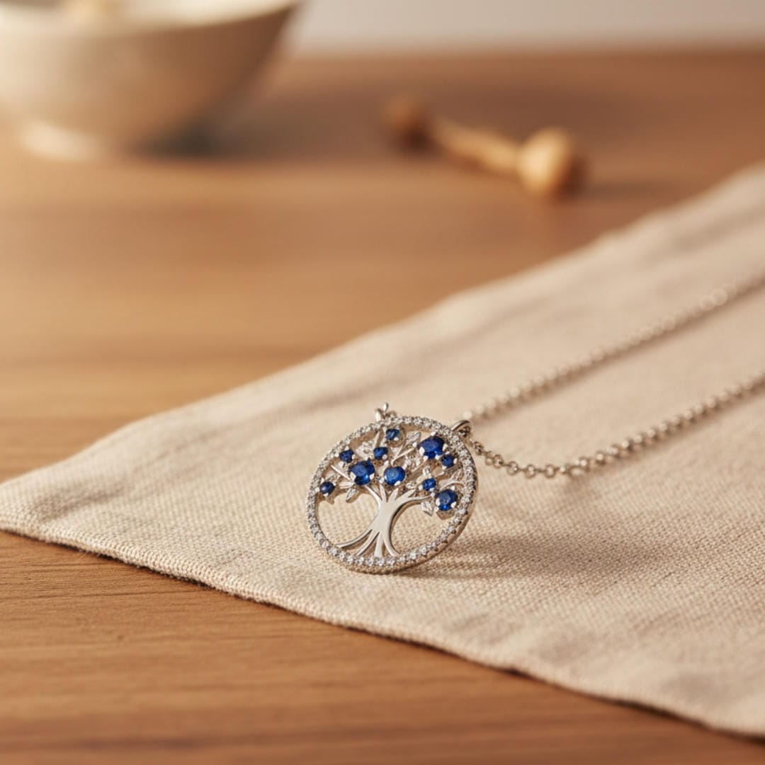 Tree | of Life Sapphire Necklace