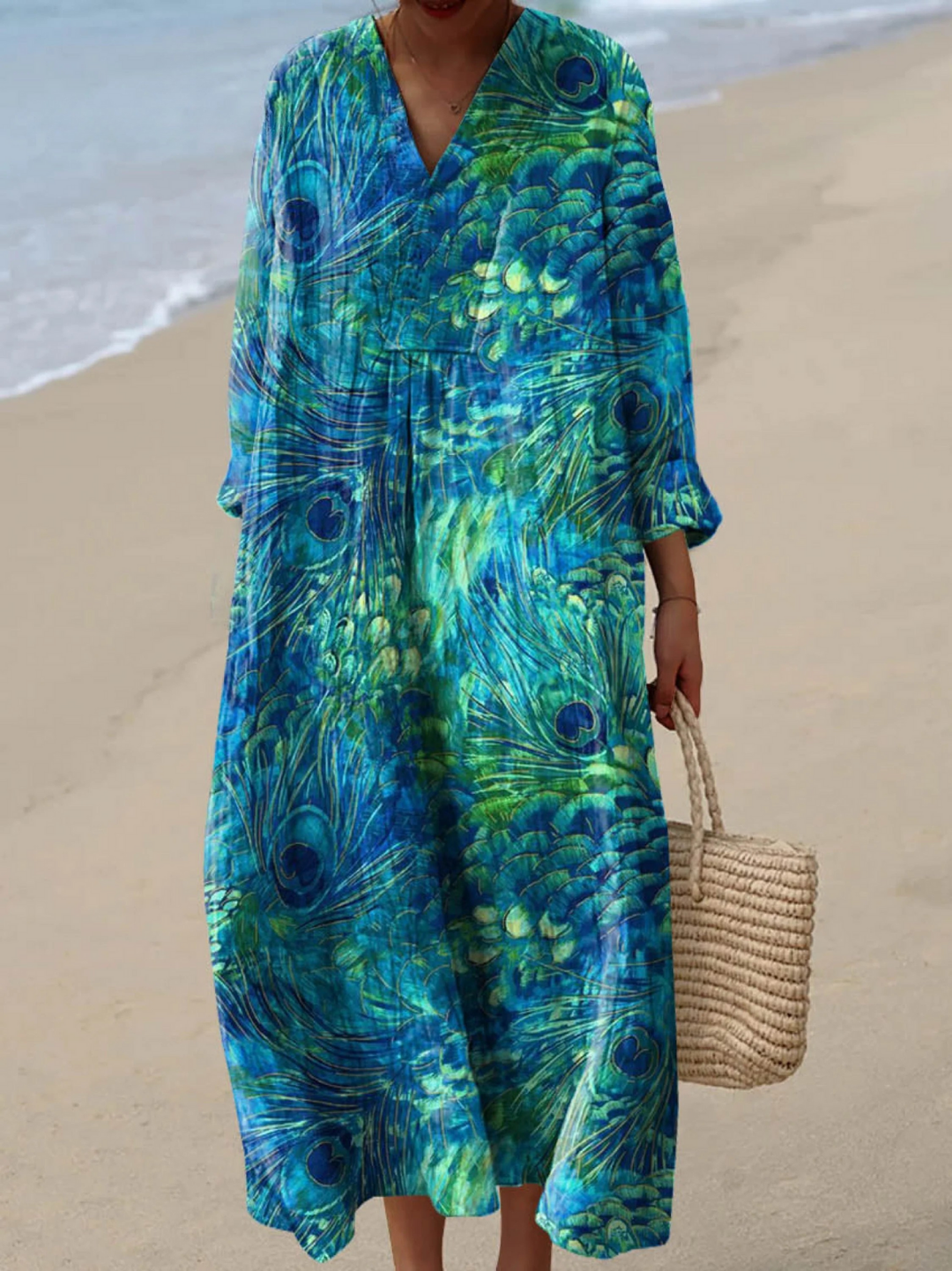 Valina | Airy Spring Dress with Long Sleeves