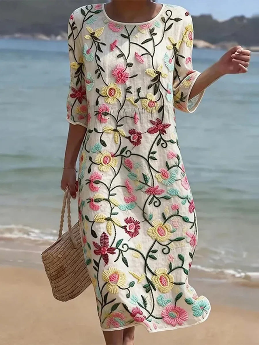 Erica | Floral Maxi Dress