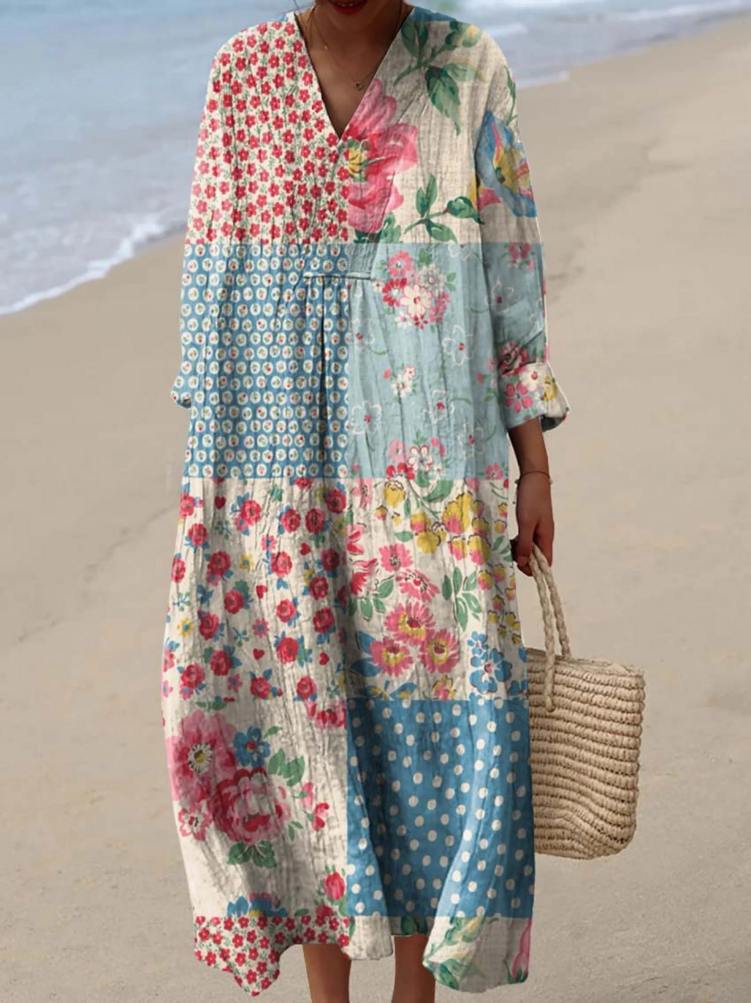 Paulina | Airy Spring Dress with Long Sleeves