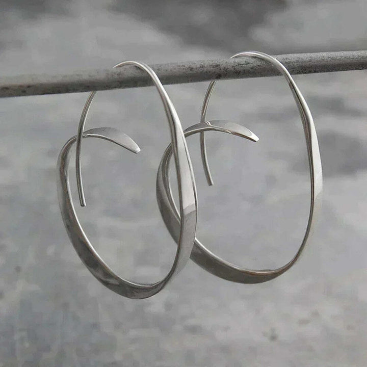 Open | Spiral Drop Earrings