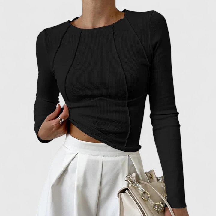 Denise™ | Elegant Casual Long-Sleeve Top