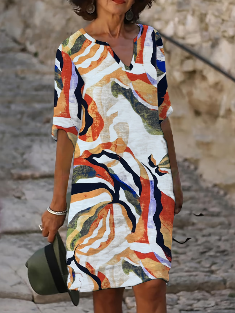 Emma airy summer dress - Green