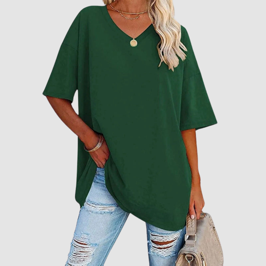 Gabrielle™ | Elegant V-neck T-Shirt