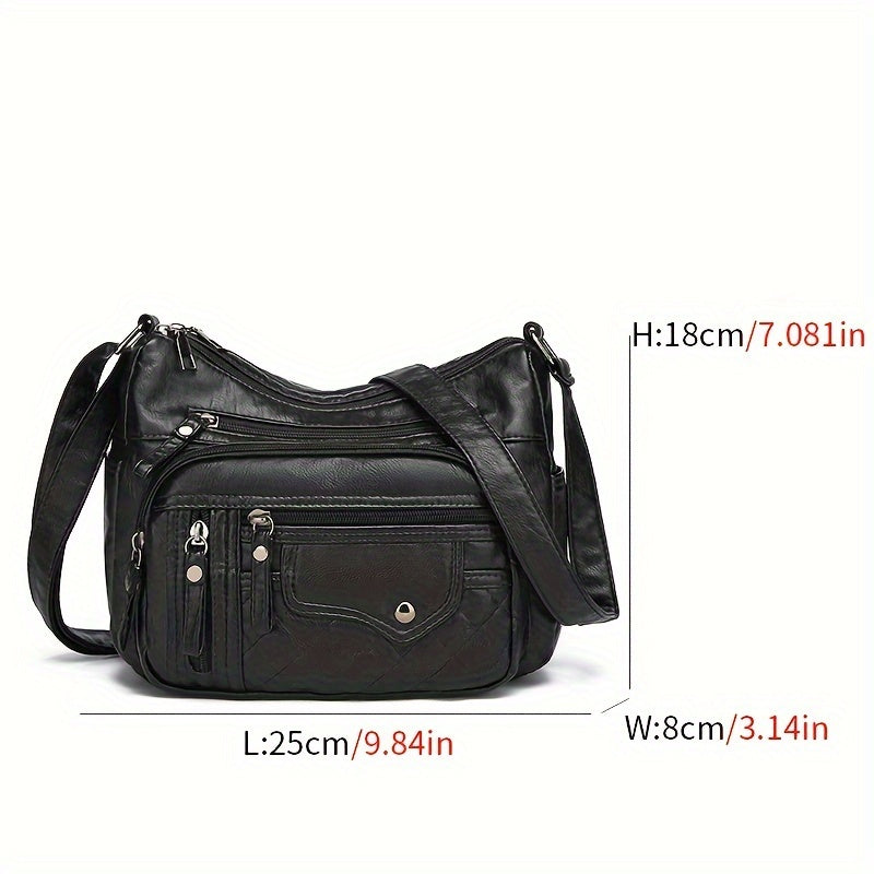 Ava™ | Multi-Pocket Shoulder Bag