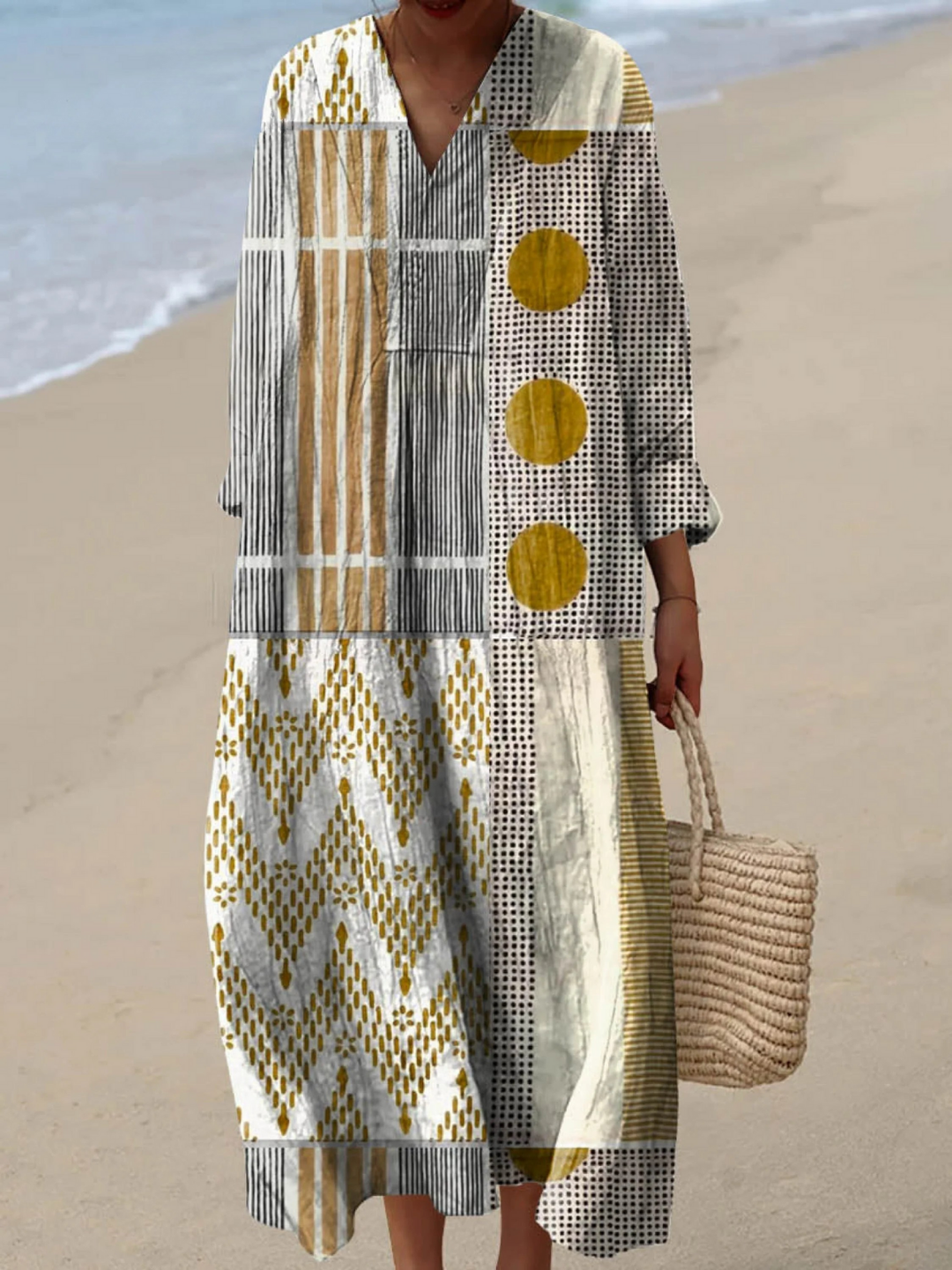 Mirella | Airy Spring Dress with Long Sleeves