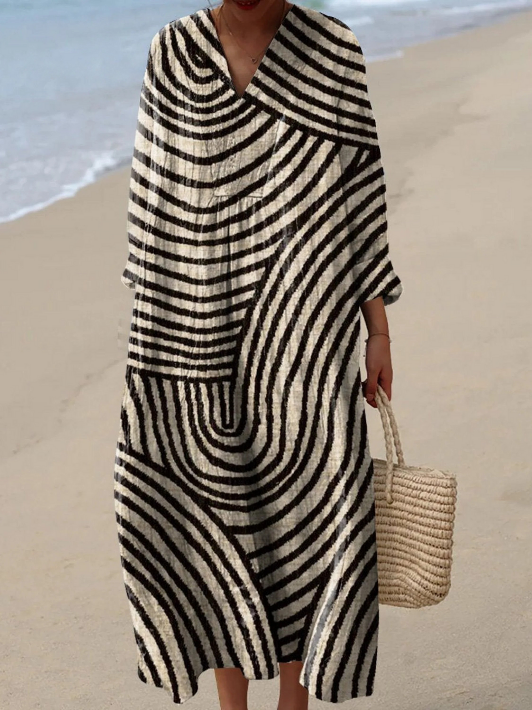 Rosina | Airy Spring Dress with Long Sleeves