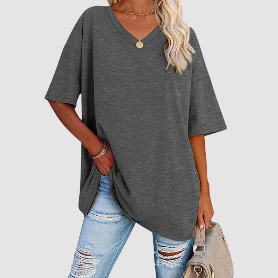Gabrielle™ | Elegant V-neck T-Shirt
