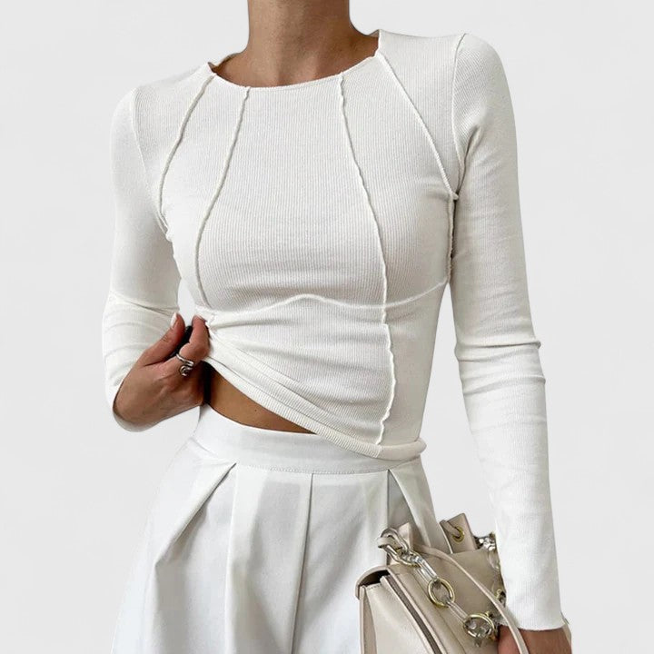 Denise™ | Elegant Casual Long-Sleeve Top