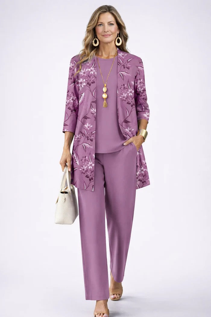 Margaret 3-piece set - Purple