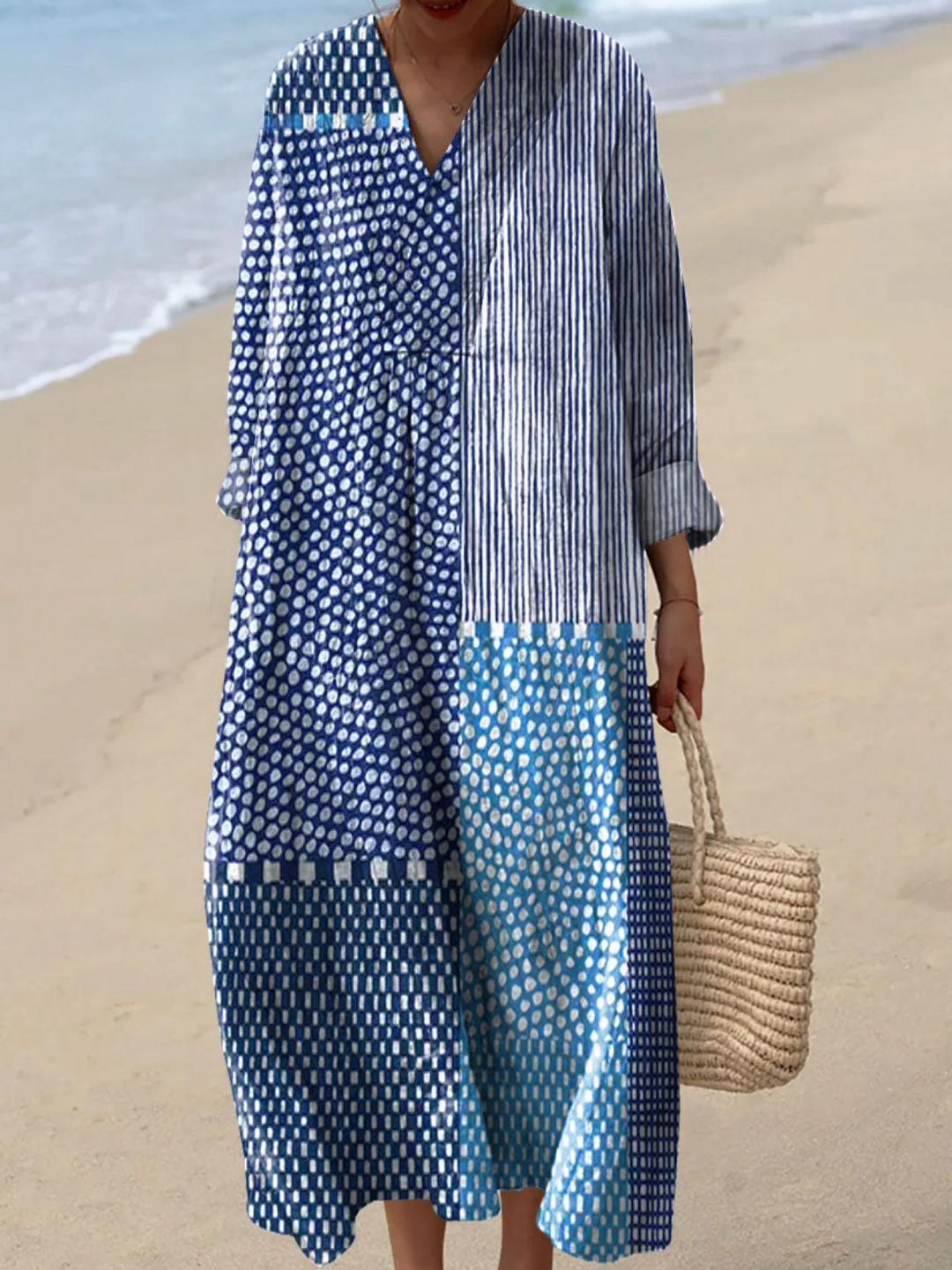 Helena | Airy Spring Dress with Long Sleeves