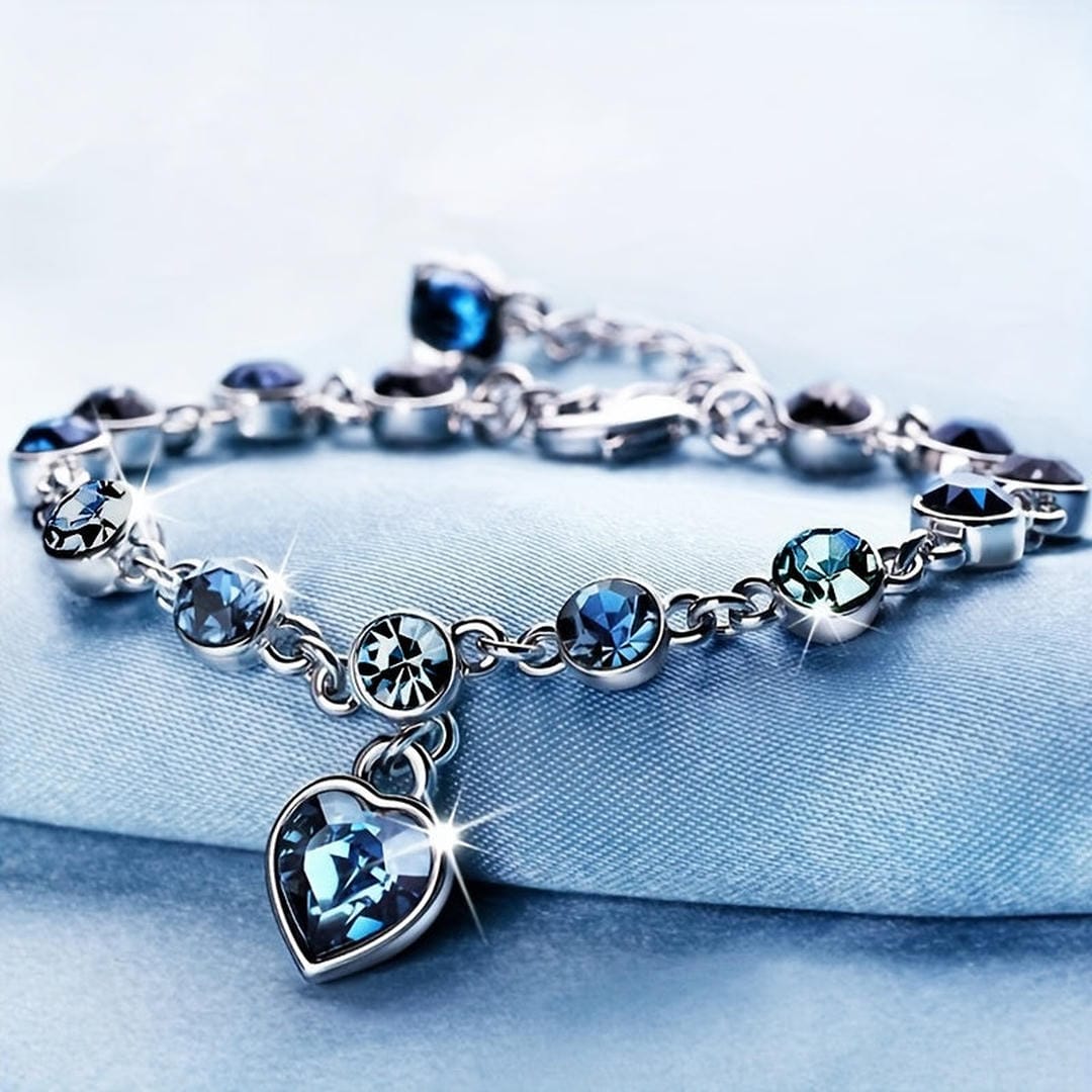 Chéri | Sapphire Heart Bracelet