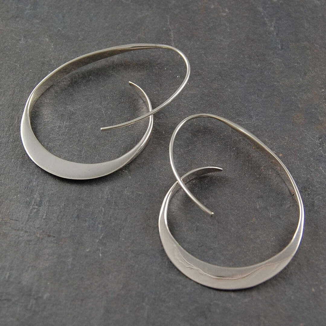 Open | Spiral Drop Earrings