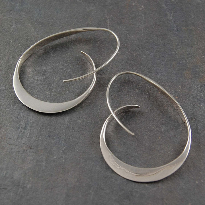 Open | Spiral Drop Earrings