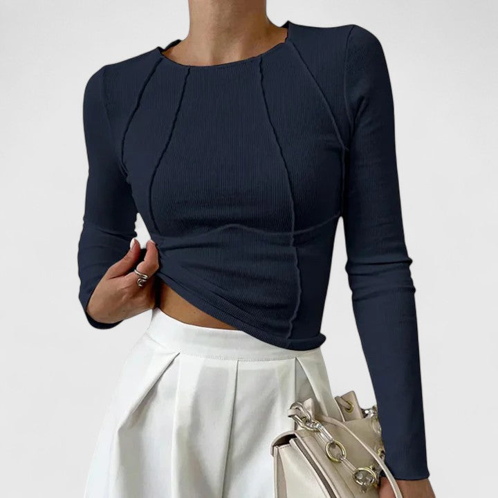 Denise™ | Elegant Casual Long-Sleeve Top