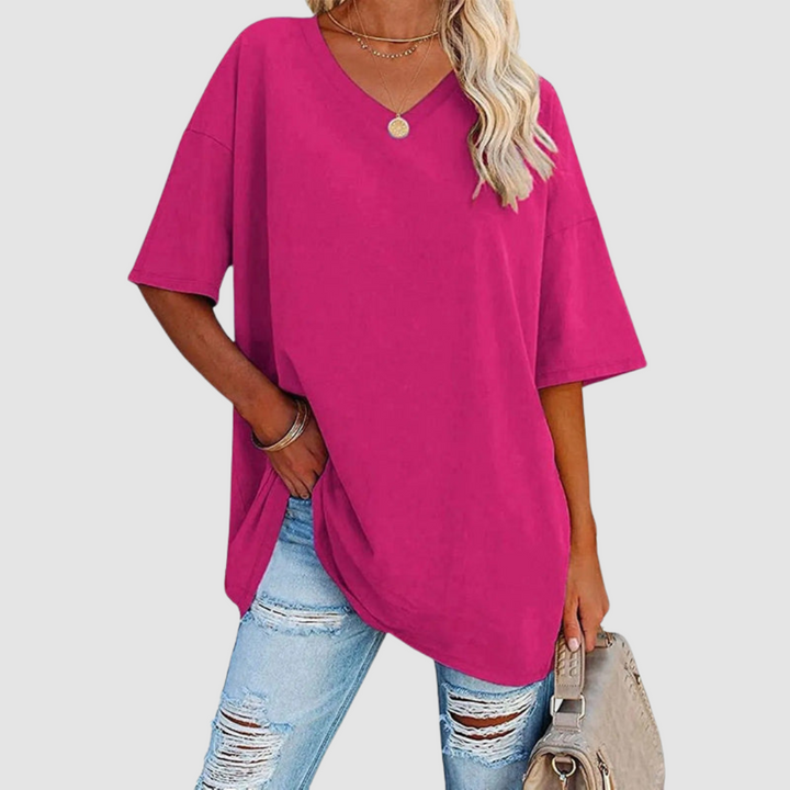 Gabrielle™ | Elegant V-neck T-Shirt