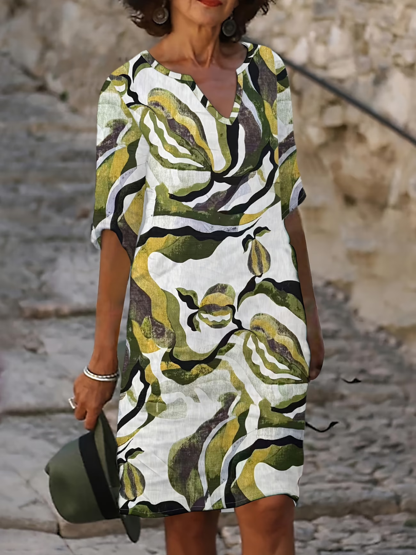 Emma airy summer dress - Yellow