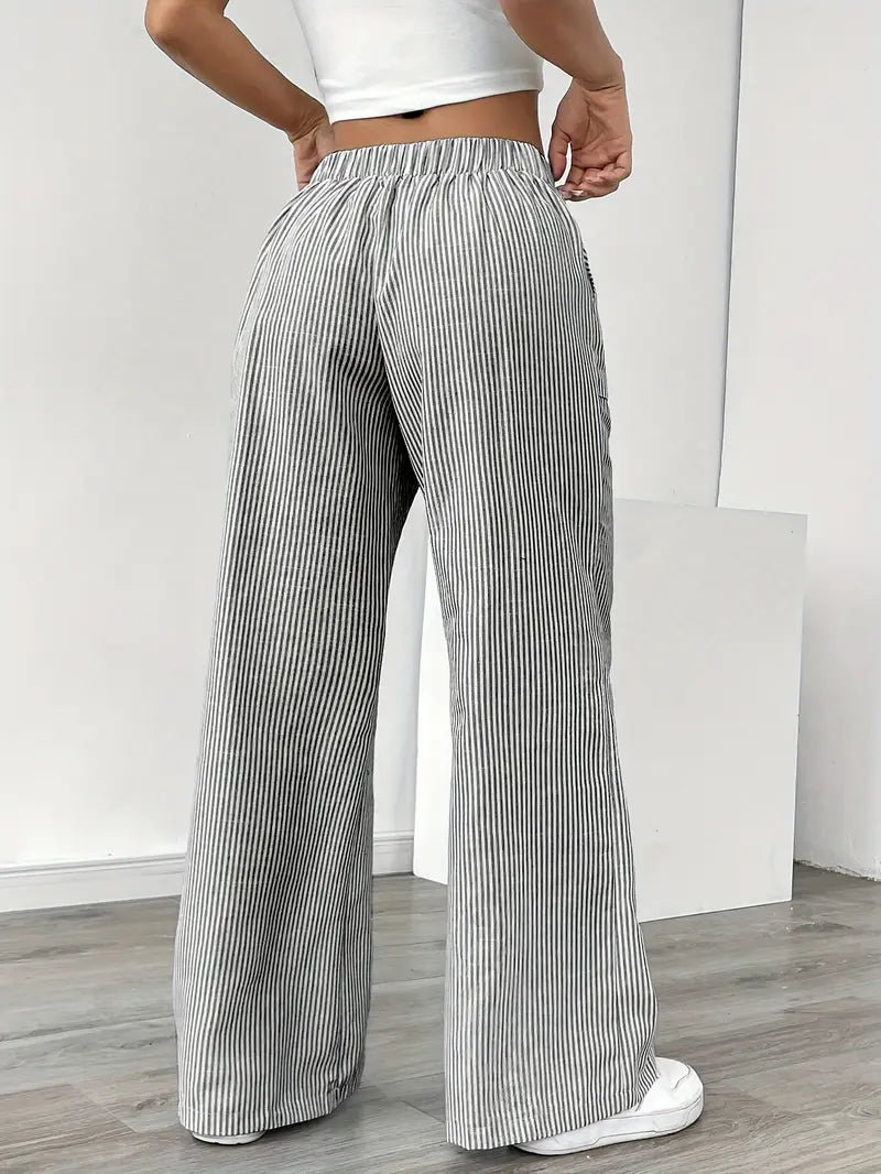 Elise™ | Relaxed Stripe Pants