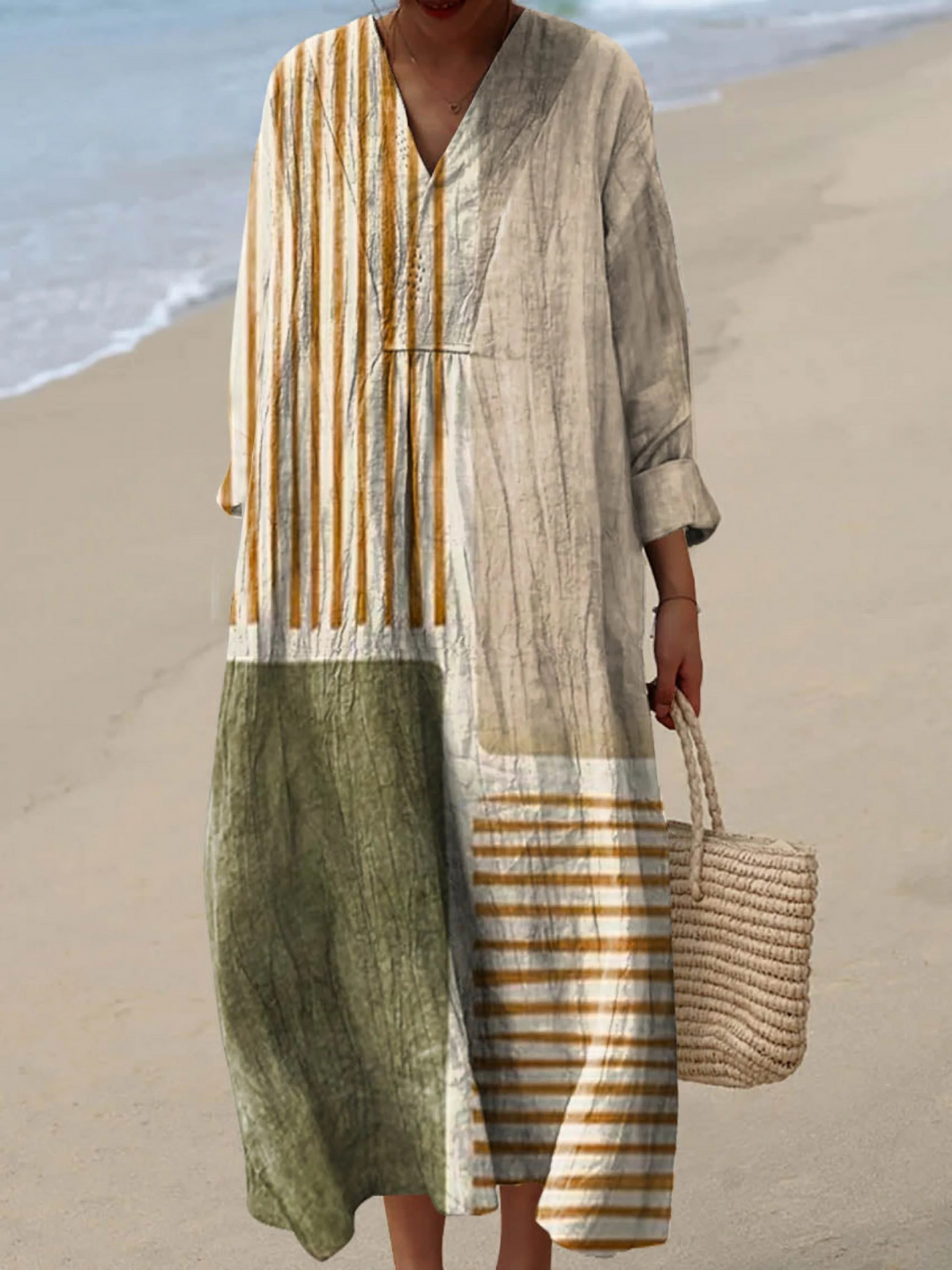 Talia | Airy Spring Dress with Long Sleeves