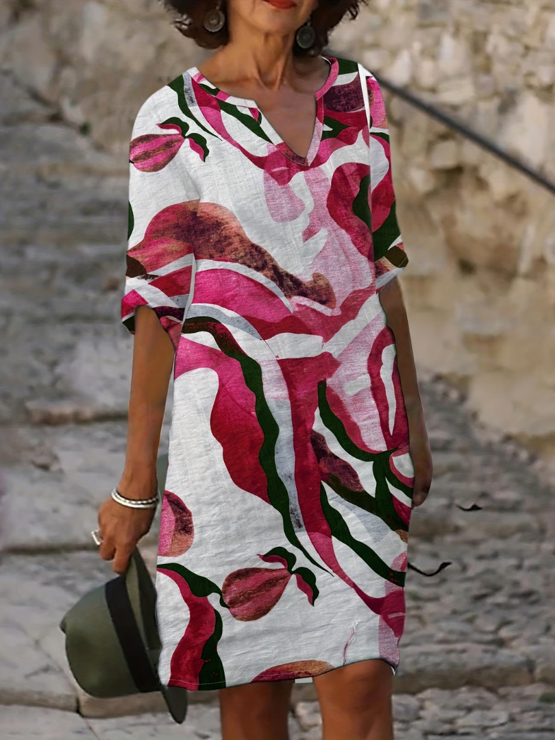 Emma airy summer dress - Pink