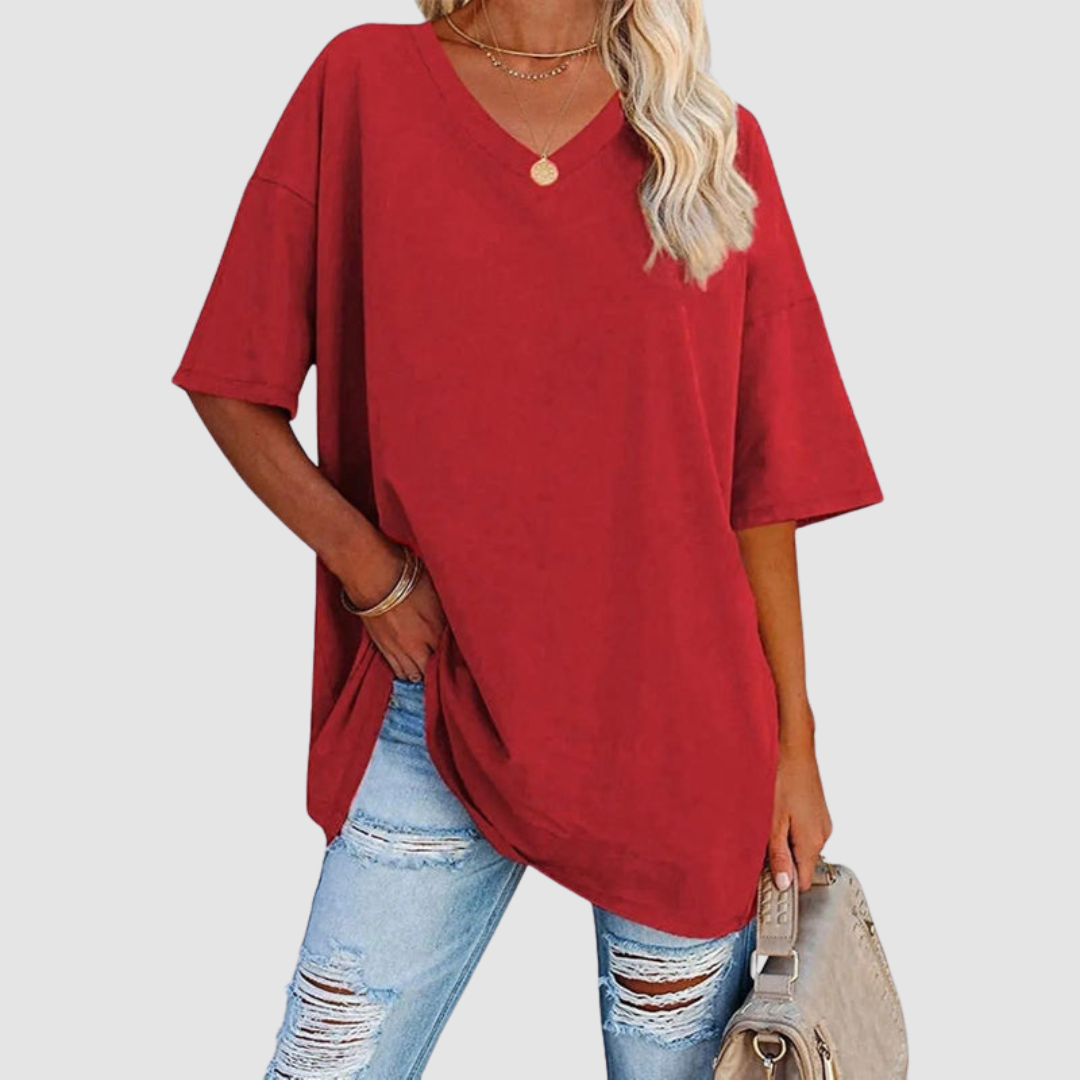 Gabrielle™ | Elegant V-neck T-Shirt