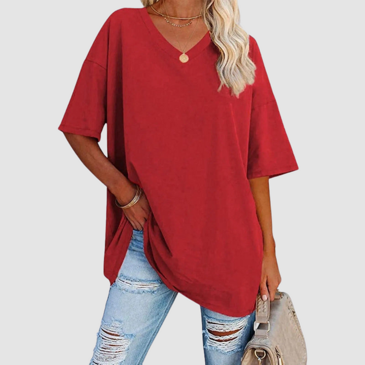 Gabrielle™ | Elegant V-neck T-Shirt