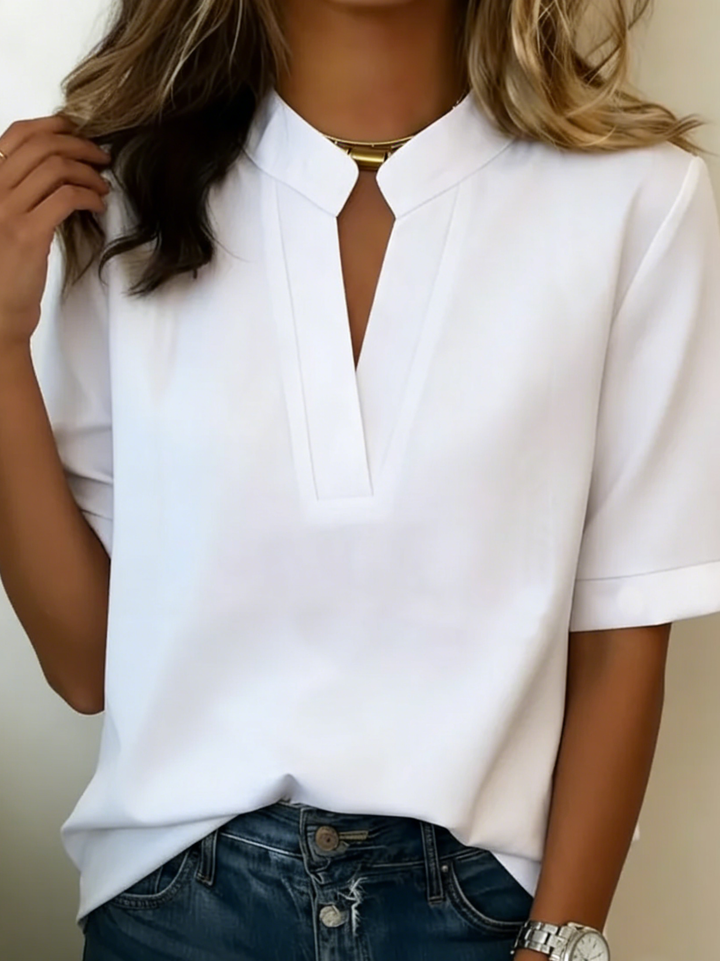 Élise™ | Elegant Blouse with Refined Collar