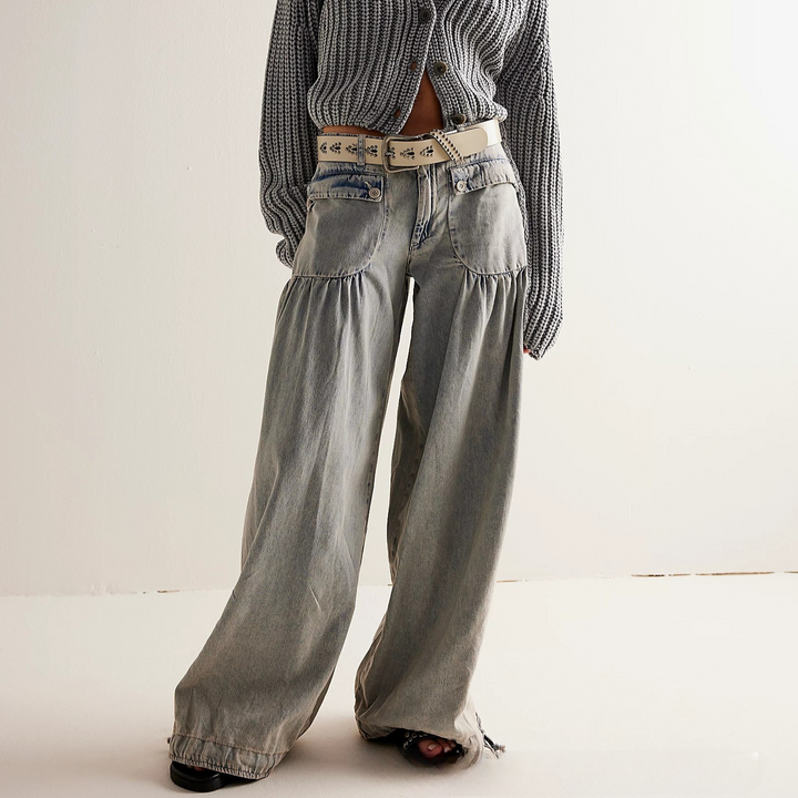 Oriselle | Elegant Flowy-Fit Jeans