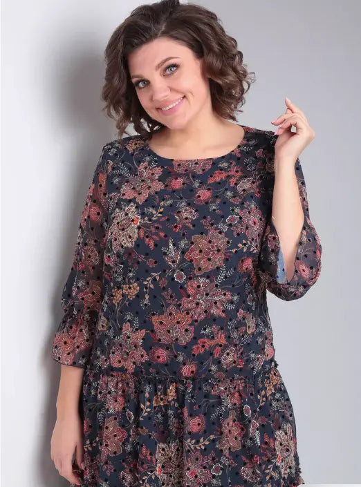 Oriane | Elegant Floral Dress