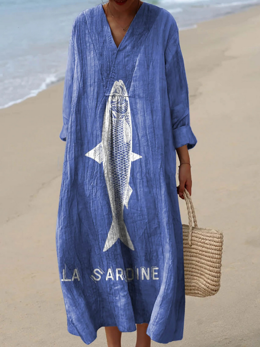 Lavina | Airy Spring Dress with Long Sleeves