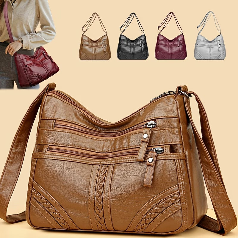 Nora™ | Multi-Pocket Shoulder Bag