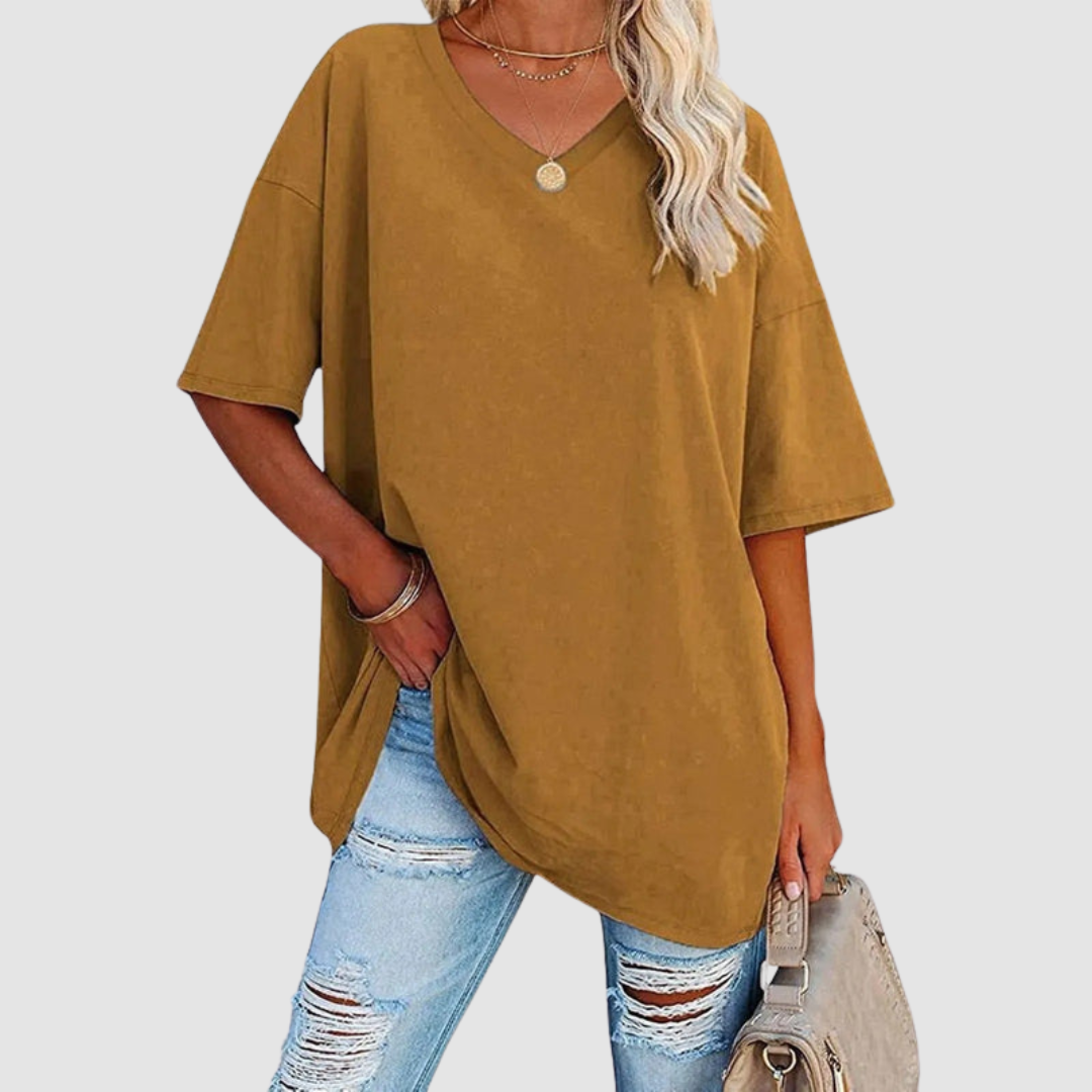 Gabrielle™ | Elegant V-neck T-Shirt