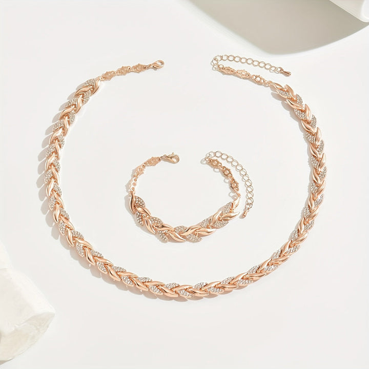Lucia | Fishtail Crystal Jewellery Set