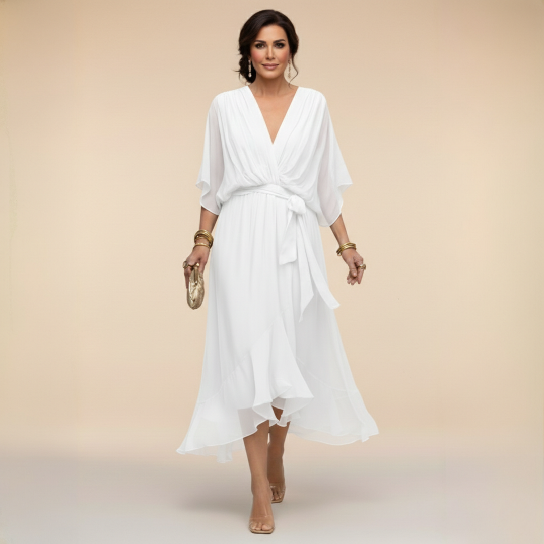 DELACROIX | Dress with V-Neck